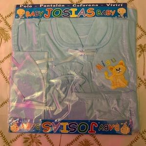 7pc cotton baby blue new set